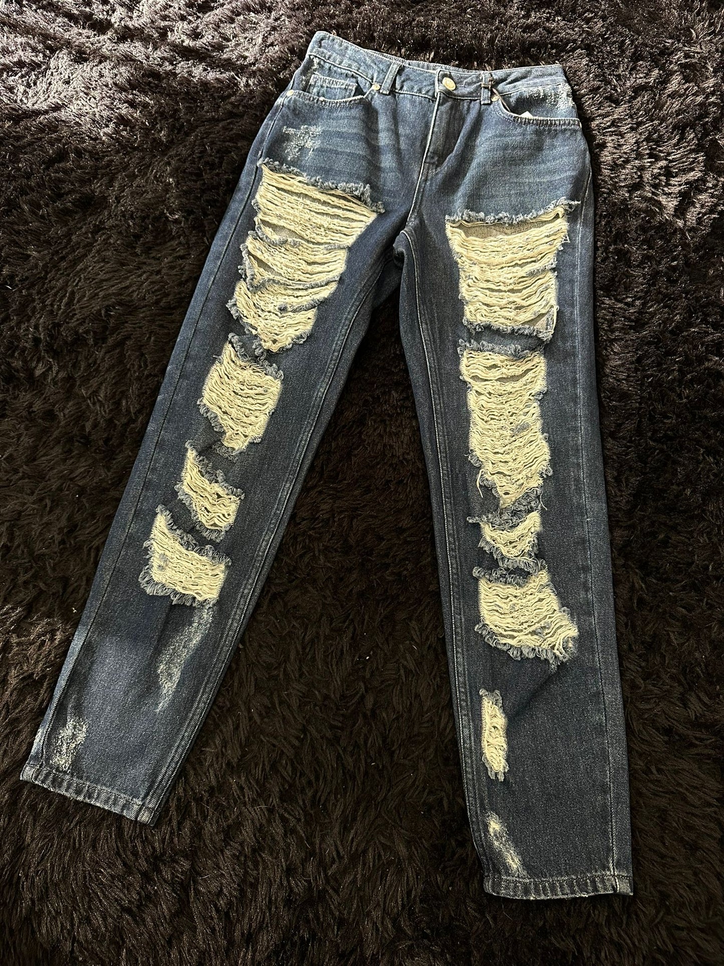 JEANS SILVIAN HEACH CON STRAPPI