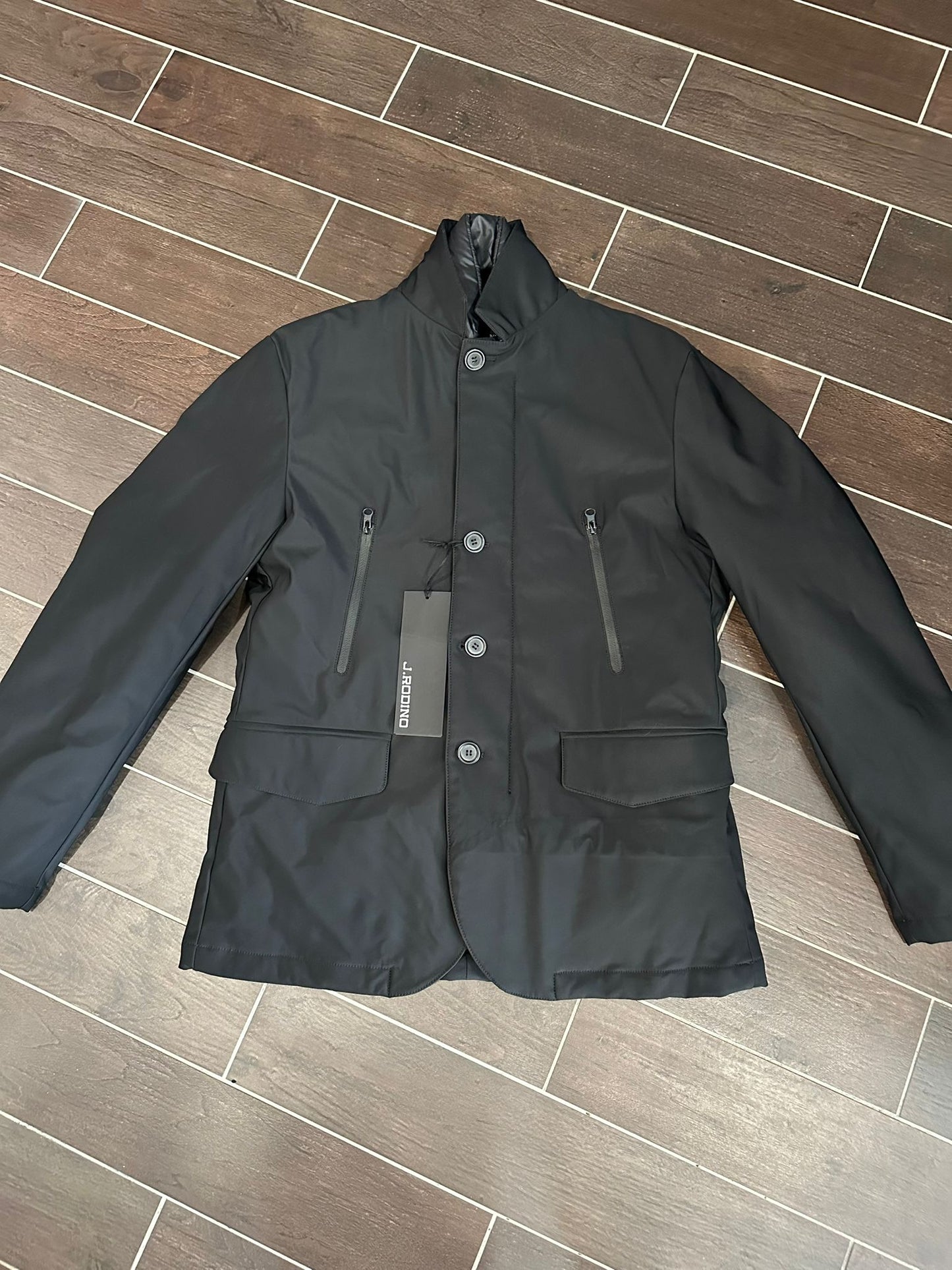 GIUBBOTTO UOMO INVERNALE NERO J RODINO