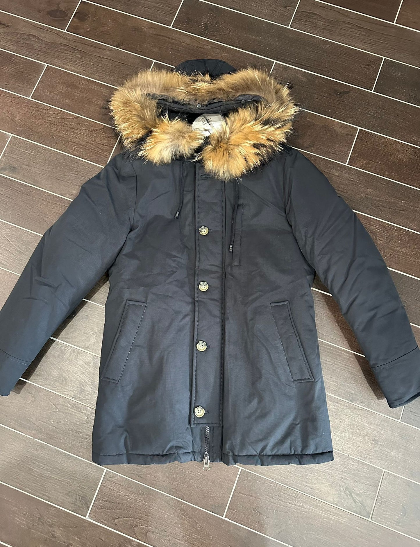 GIUBBINO PARKA CON CAPPUCCIO MORRIS BLUE
