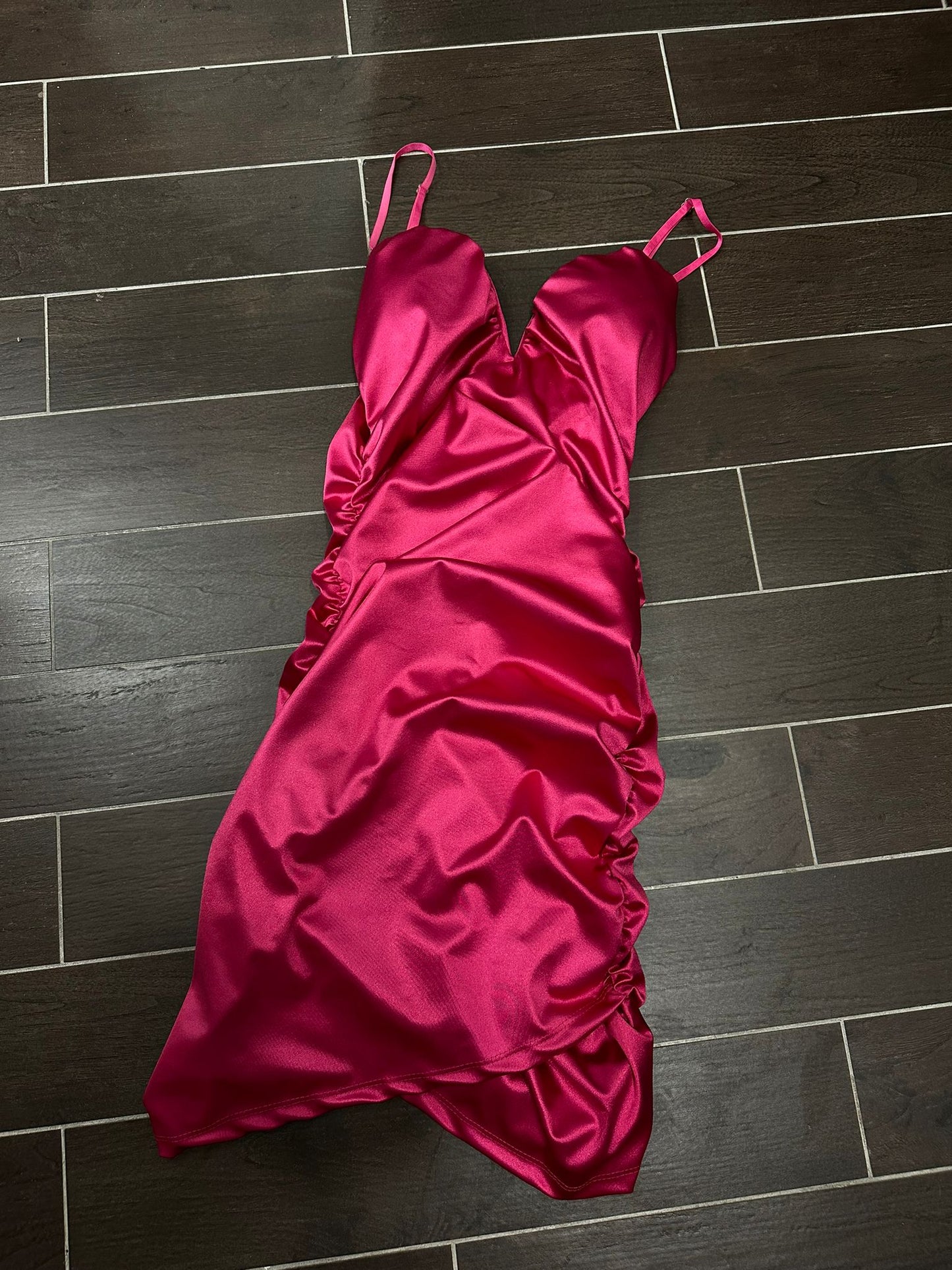 VESTITO CORTO FUCSIA - STYLED IN ITALY