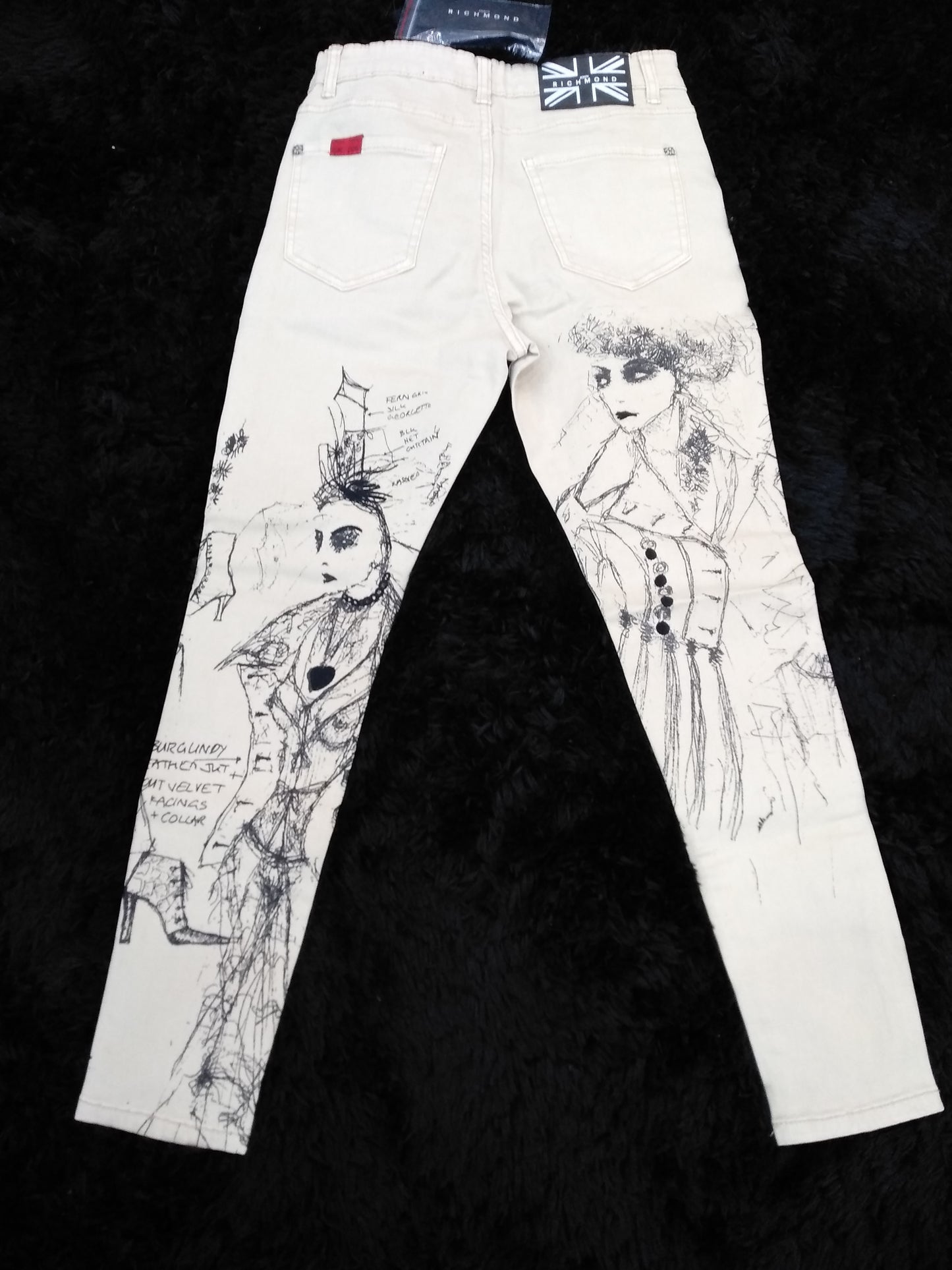 JEANS SKINNY BEIGE JOHN RICHMOND