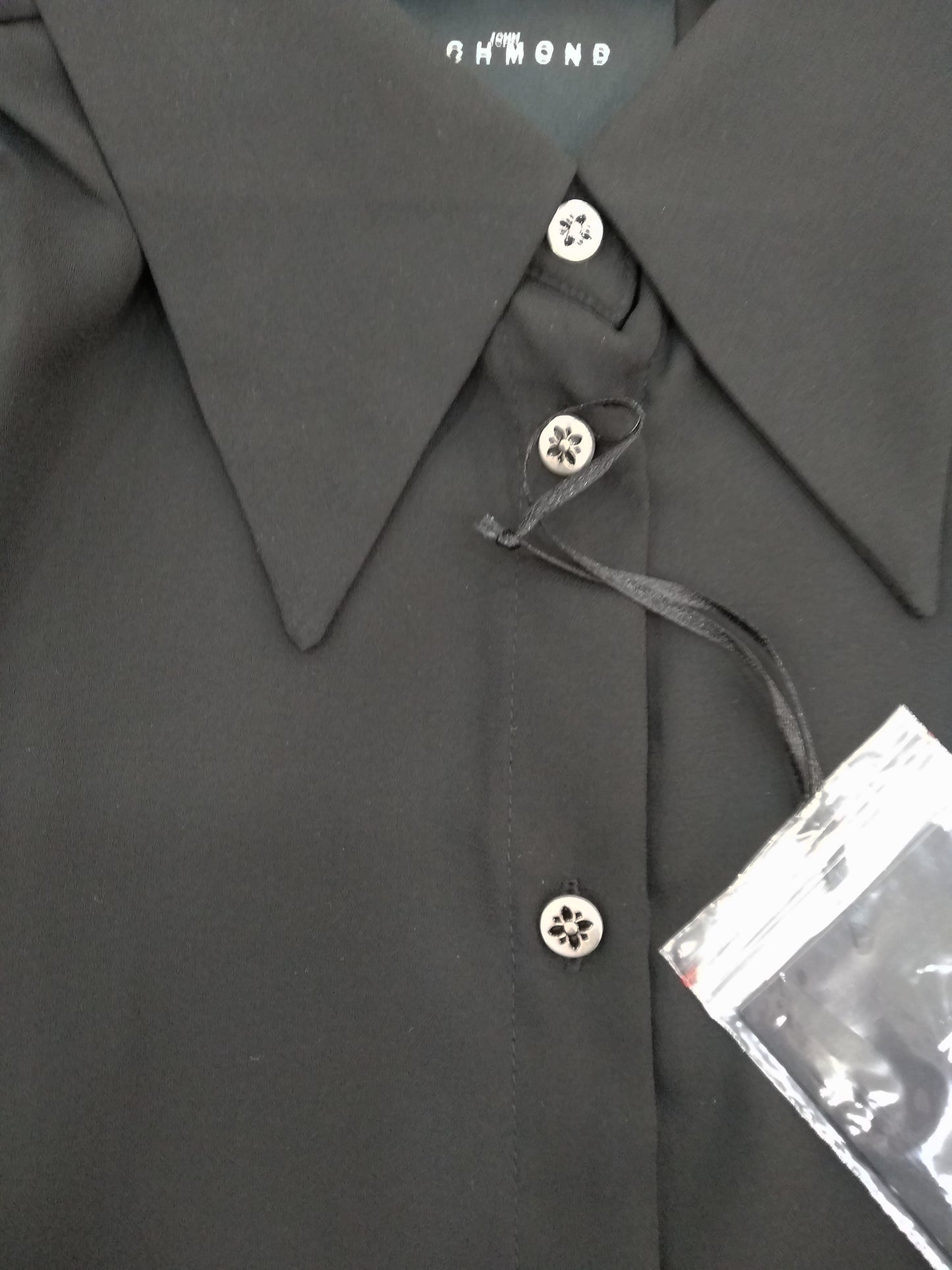 CAMICIA NERA JOHN RICHMOND
