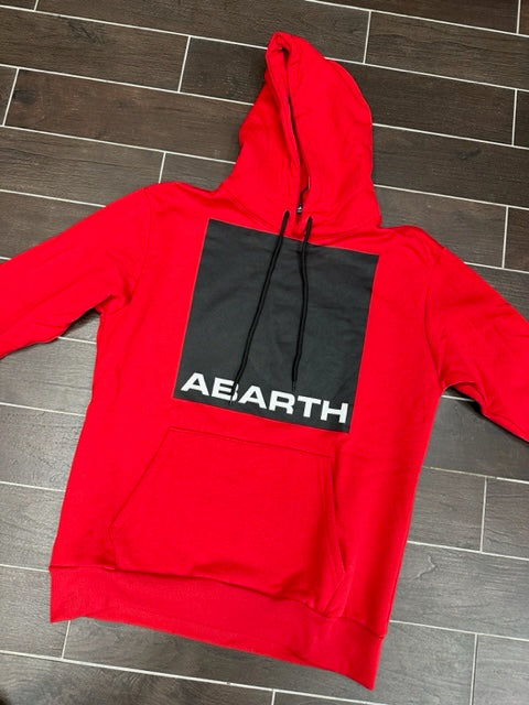 FELPA ROSSA CON CAPPUCCIO ABARTH