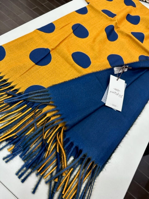 Sciarpa Portofino In Puro Cashmere 180×65 Cm – Made In Italy – Colore Marrone, Unisex - Foto 2