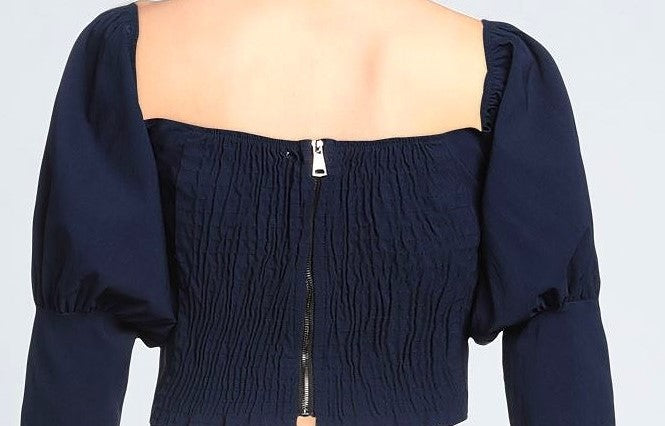 TOP BLU NAVY - ODI ET AMO