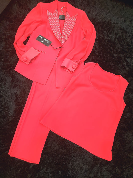 TAILLEUR COLLO RICAMATO