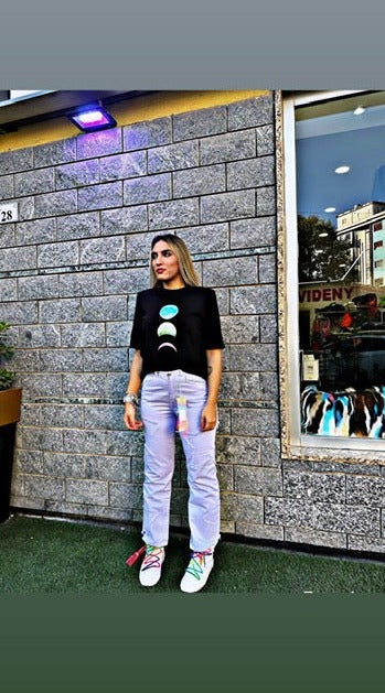 PANTALONE DENIM LILLA TEEN IDOL