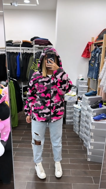 PELLICCIOTTO FANTASIA MILITARE FUCSIA BHMG
