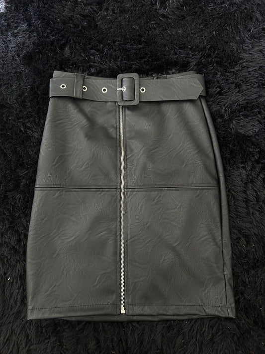 GONNA IN PELLE MADE IN ITALY