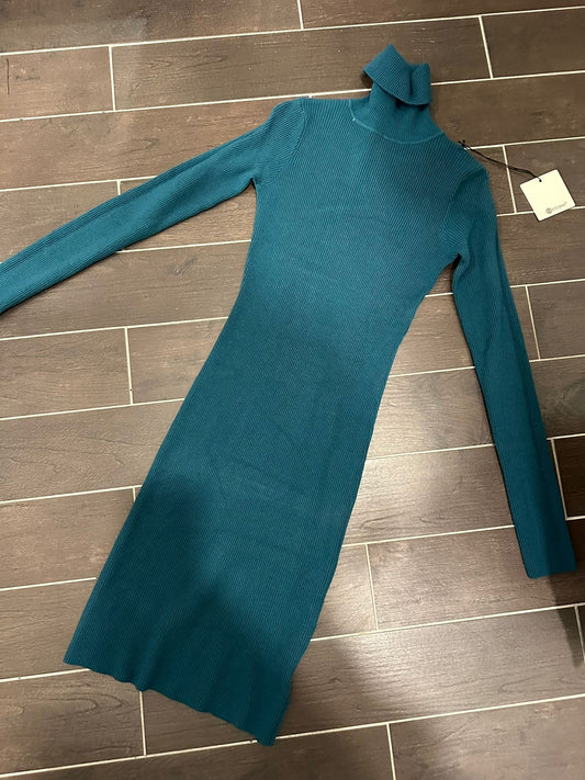 VESTITO PULLOVER COLLO ALTO MADE IN ITALY