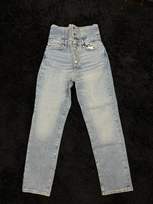 JEANS CHIARO A VITA ALTA GUESS