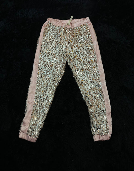 PANTALONE CARGO IN PAILLETTES LE VOLIERE