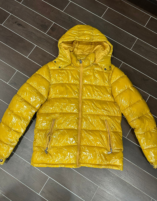 GIUBBINO CON CAPPUCCIO GIALLO SENAPE  - COCOMERO