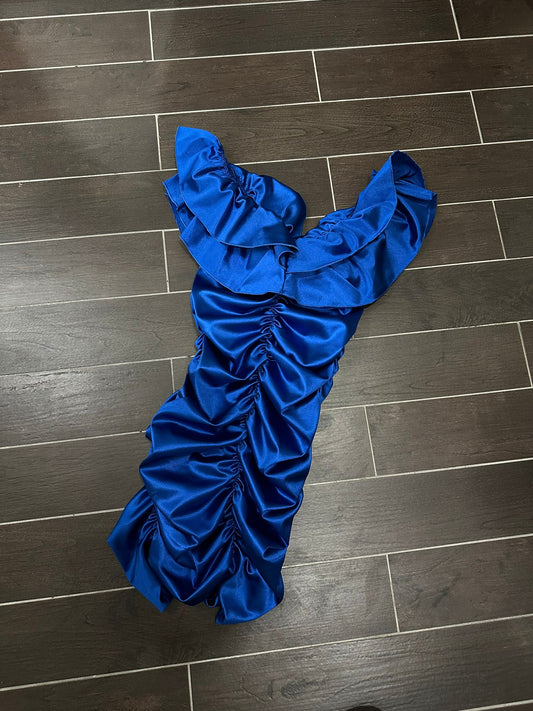 VESTITO CORTO BLUE
