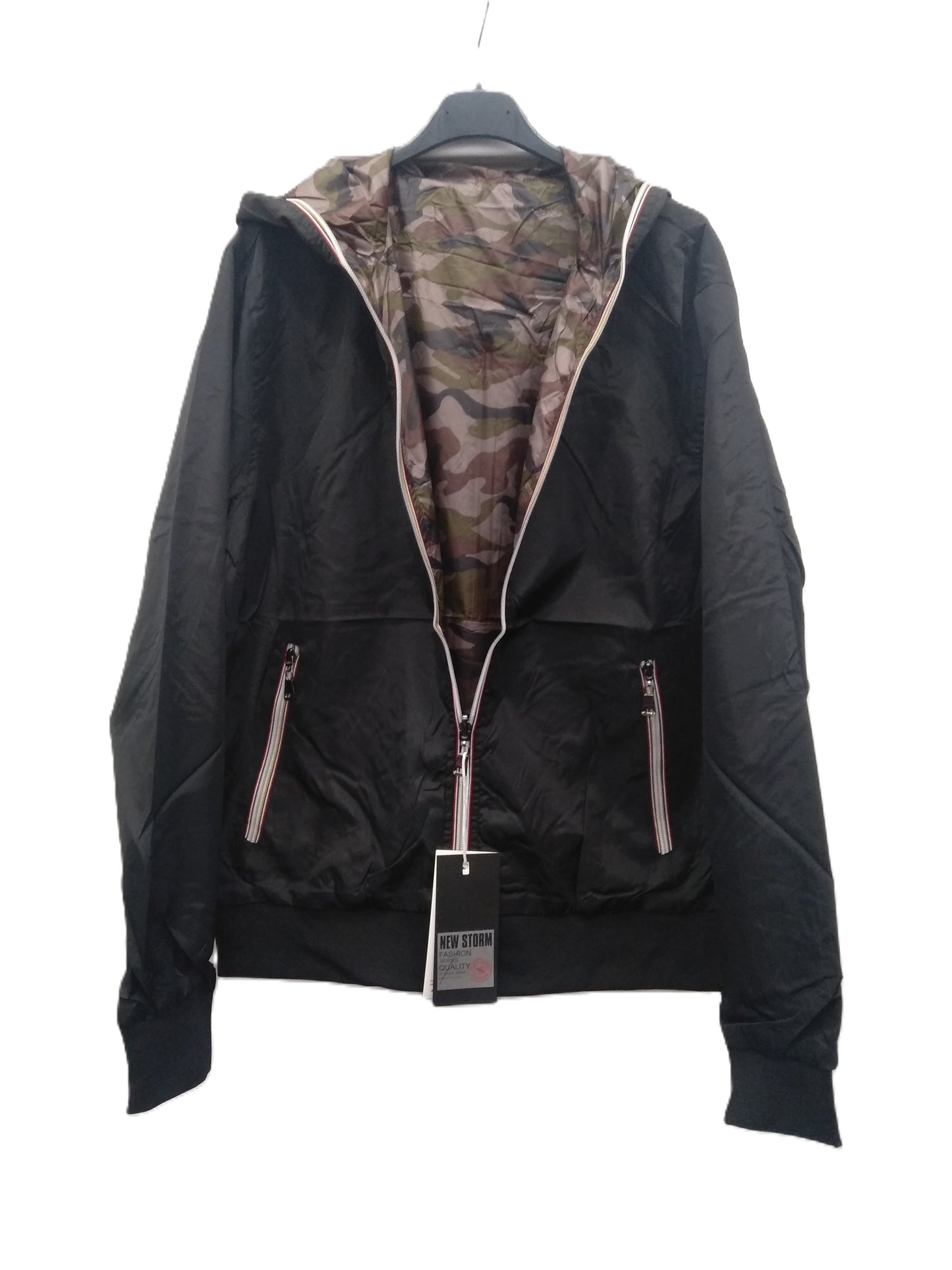 GIUBBOTTO LEGGERO REVERSIBILE ANTIVENTO NEW STORM