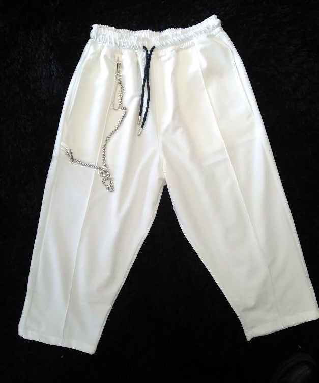 PANTALONE CASUAL GAMBA LARGA - MADE IN ITALY