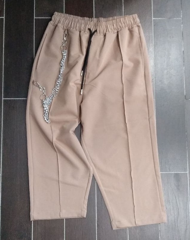 PANTALONE CASUAL GAMBA LARGA - MADE IN ITALY