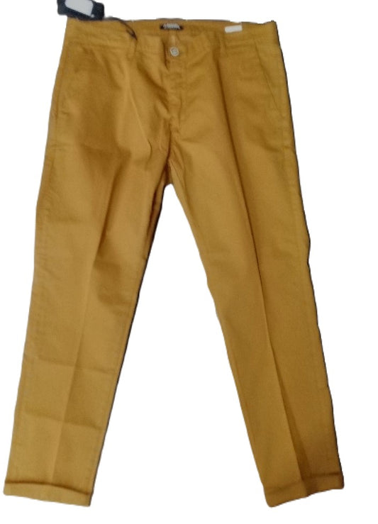 PANTALONE IN GABARDINA DI COTONE SLIM FIT - RODINO