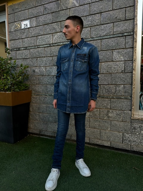 CAMICIA JEANS DENIM  JOHN RICHMOND