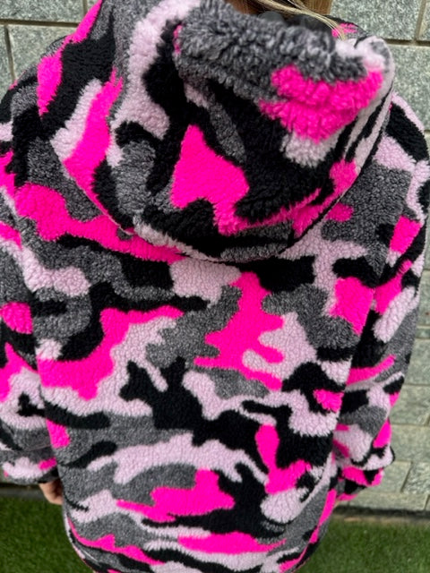 PELLICCIOTTO FANTASIA MILITARE FUCSIA BHMG