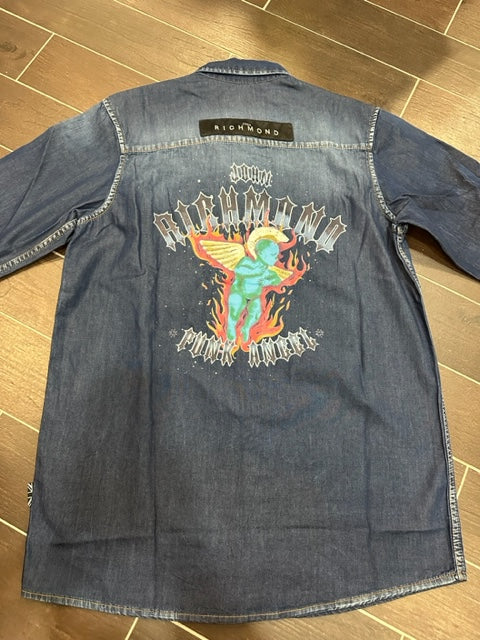 CAMICIA JEANS DENIM JHON RICHMOND