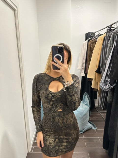 TOP IN LUREX FANTASIA PITONE - VANA ABSOLUTE