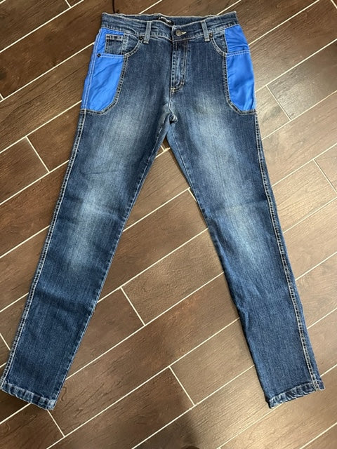 JEANS RODINO COLORE TURCHESE