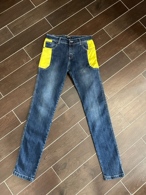 JEANS RODINO COLORE GIALLO