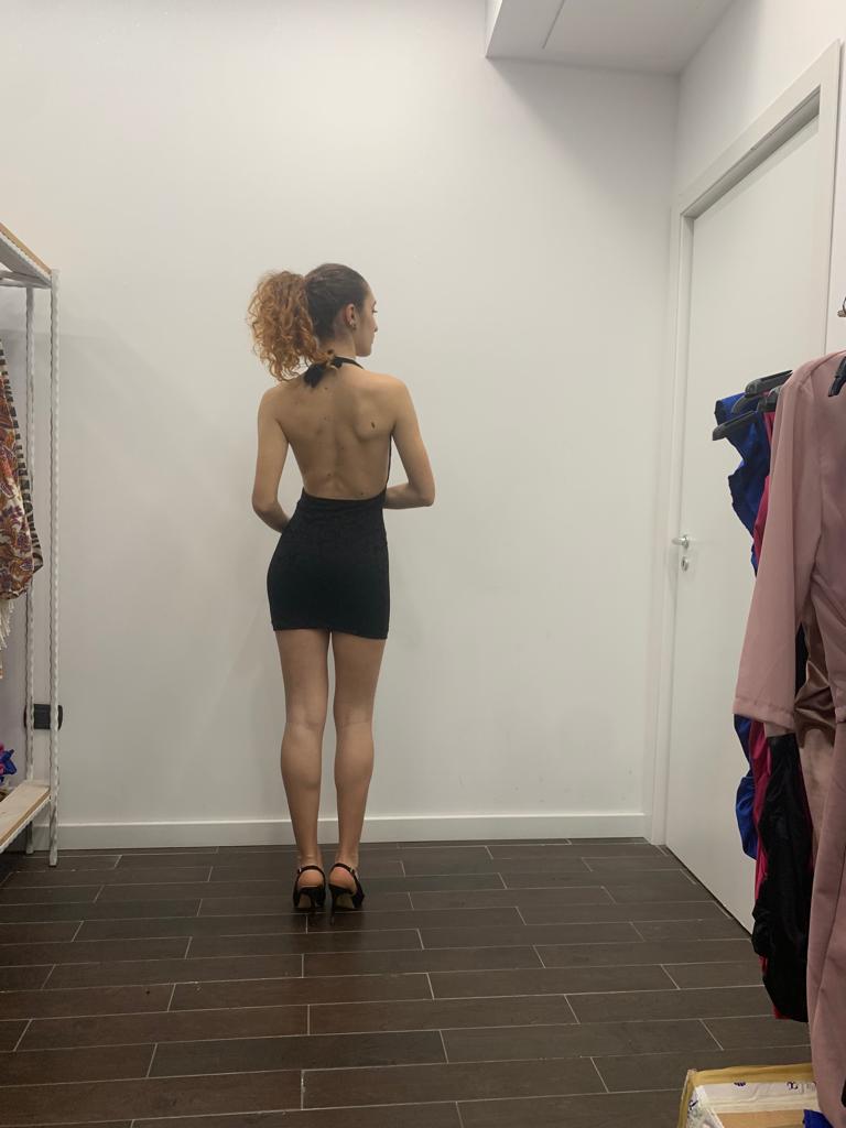 Mini abito in pizzo