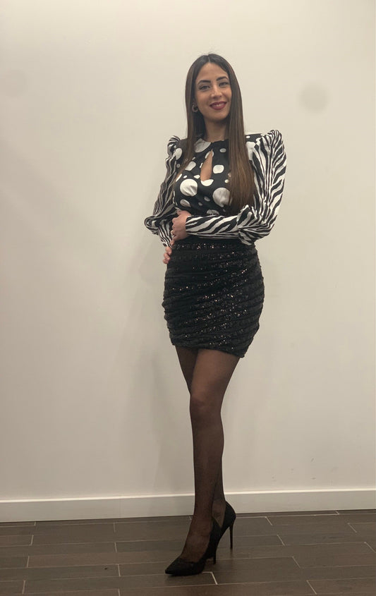 Vestito Silvian Heach Fantasia a Pois